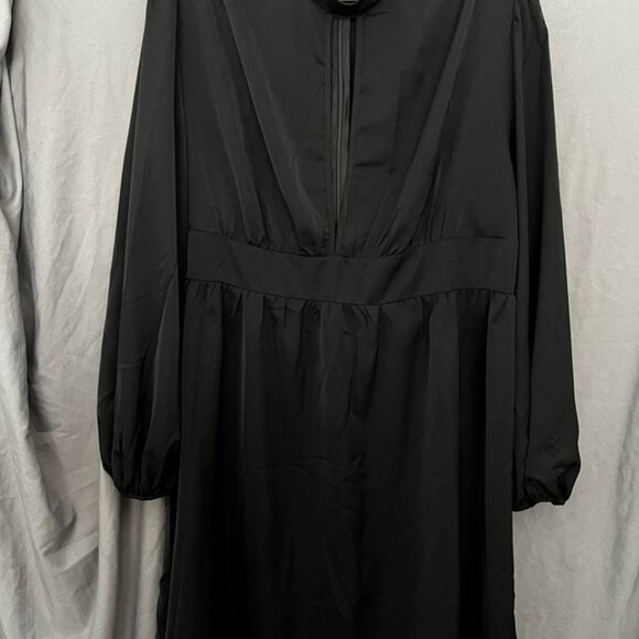 shien plus size black dress - Picture 6 of 7